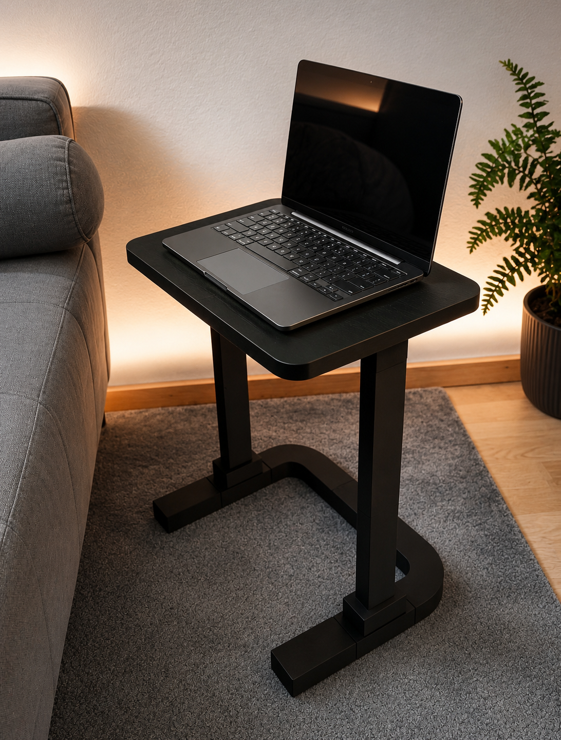 Table d’appoint modulable pour canapé
